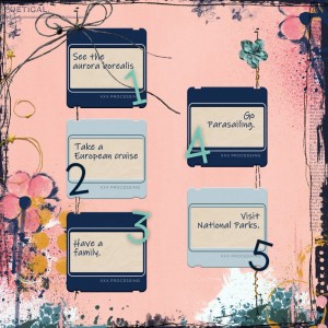 January 7-Bucket List