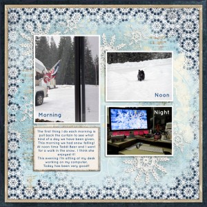 JANUARY 13:  PHOTOGRAPHY CHALLENGE - MORNING/NOON/NIGHT