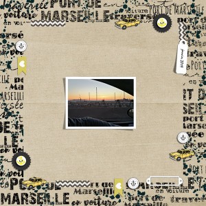 crossing the port of Marseille by car