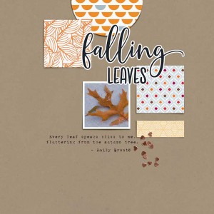 falling leaves