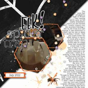 WARNING! Contains spiders!