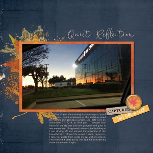 January 19:  Photography Challenge {Reflection}
