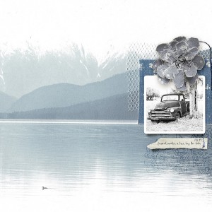 by the lake