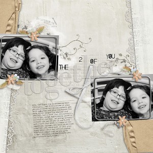 the 2 of you together
