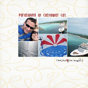 Disney Cruise: Parasailing