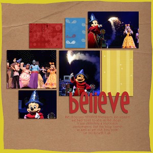 Disney Cruise - Believe