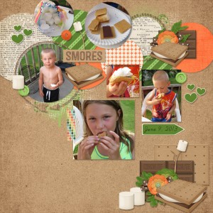 January 28-Combine Two Templates {smores}