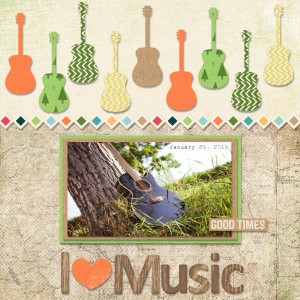 January 29-Paper To Digi {I <3 Music}