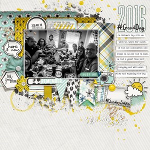 Sunday Selfie - January 8: Filled Template