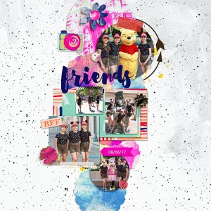 MOC7 Day 28 January 28: Combine Two Templates - Friends