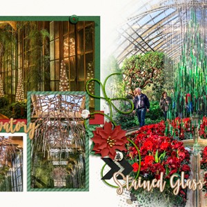 Longwood Gardens - In the Conservatory/Stained Glass Tree