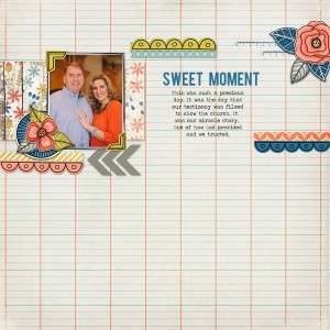 Sweet moment     (Love our designers - Kate Hadfield)