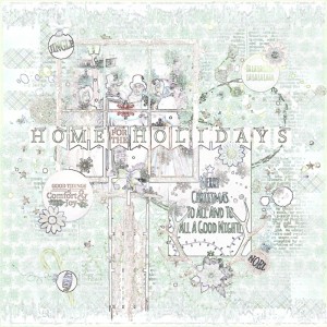 LOVE Our Designers-February 22nd-Daily Crush:Kristin Aagard-A "Not So Silent Night" Sketch & Re-Done Layout