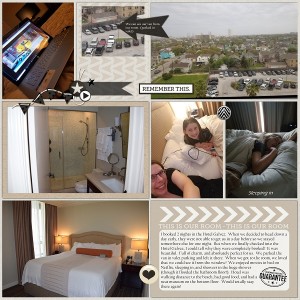 Hotel Galvez - our room