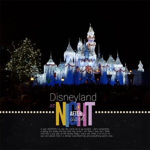 Disneyland At Night