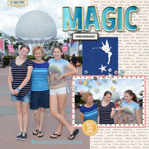 Cici + Girls - FANniversary Big Picture Scraplift Challenge