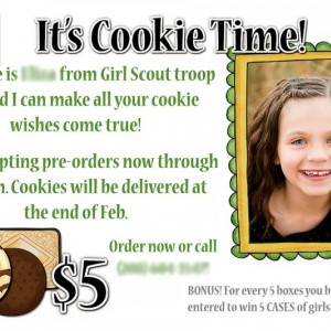 Girl Scout Cookie Advertisment