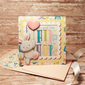 3d Bunny Trail Card