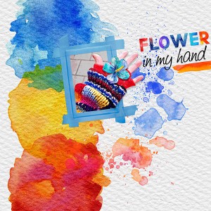 flower in my hand
