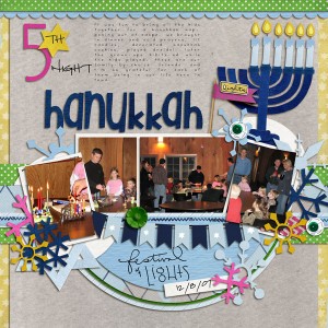 5th Night of Hanukkah