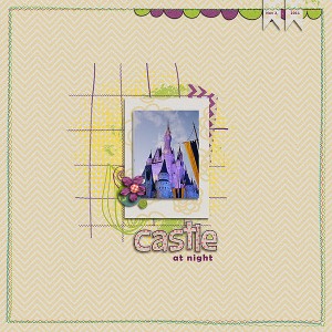 Castle at night