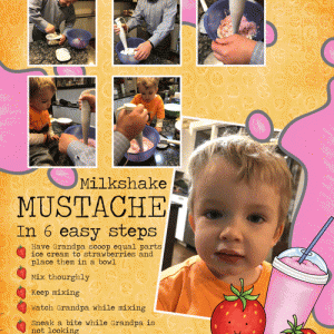 Milkshake Mustache