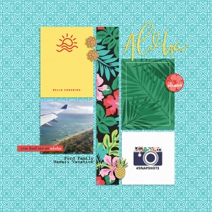 SahlinStudio March Template challenge ((Hawaii Vaca Cover))