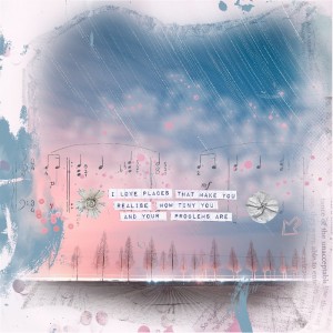 Rachel Jefferies-Mixed Media Challenge-March-Blended Papers-Sky's The Limit
