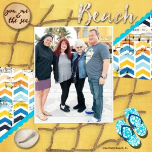 April Scrapping With Liz Template Challenge