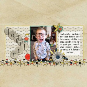 Toddler 4/6 /19 Speed Scrap