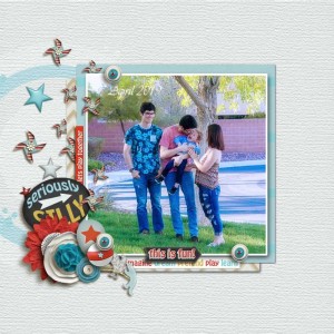 Seriously-Silly April 2019 Scraplift Challenge