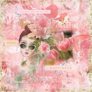 Spring Tulips On The Way-April-A-M-Inspired Scraplift-Pretty In Pink