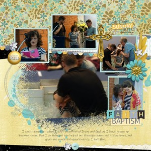 My Eldest Daughter's Baptism