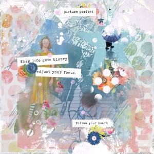 Scraplift Challenge-May-Scraplift 2 Layouts From The Front Page Gallery-True Blue You