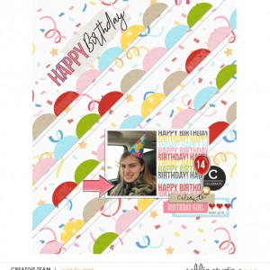 May Template Freebie - Birthday Girl