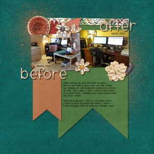 Office Desk Before After