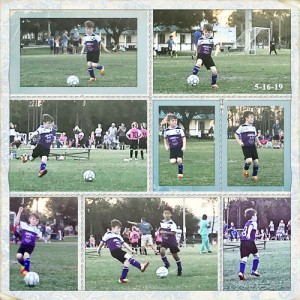 Asher Playing Soccer