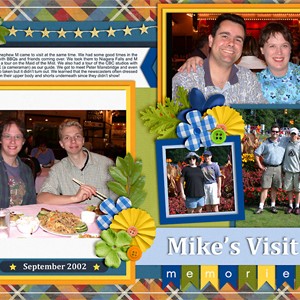 Summer Visit (double page)