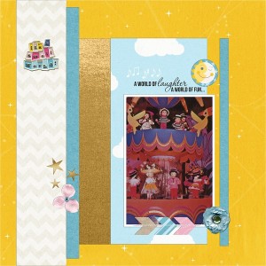 Disney First Trip - Small World Postcard