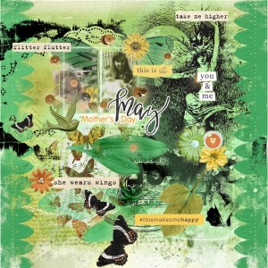 Inspiration Challenge-The Color Green & All About Mom