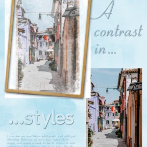 A-contrast-in-styles