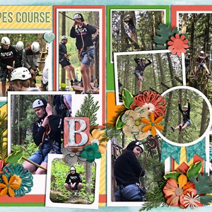 Skytrek Ropes Course (double page)