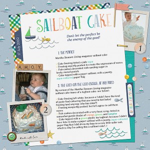 Sailboat Cake