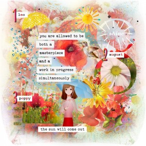 Art Journaling-Monthly Muse-June 2019-Numbers-Week #2-August:Number 8