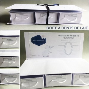 Boite à dents de lait