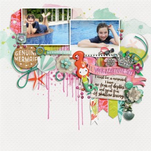 June Scraplift chall - mermaid life
