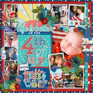 Sparkler Kisses & 4th of July Wishes