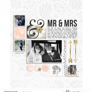 Mr & Mrs - July Template Freebie