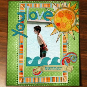 * you love summer * hybrid frame