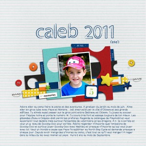 Caleb Septembre 2011